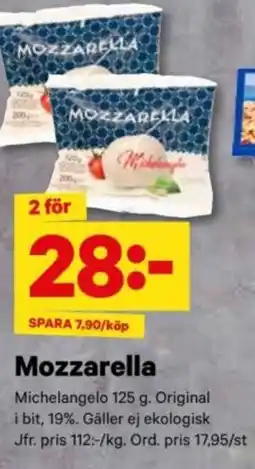 City Gross Mozzarella erbjuda