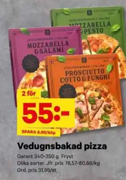 City Gross GARANT Vedugnsbakad pizza erbjuda