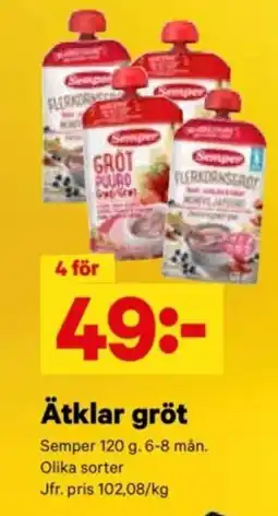 City Gross SEMPER Ätklar gröt erbjuda