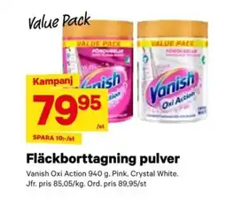 City Gross VANISH Fläckborttagning pulver erbjuda