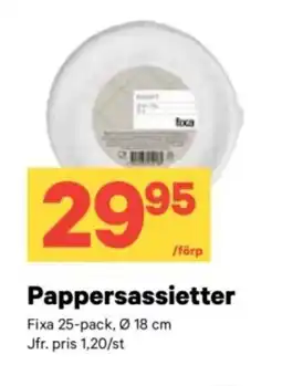 City Gross FIXA Pappersassietter erbjuda