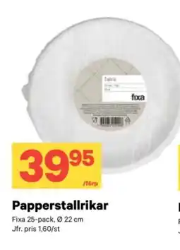 City Gross FIXA Papperstallrikar erbjuda