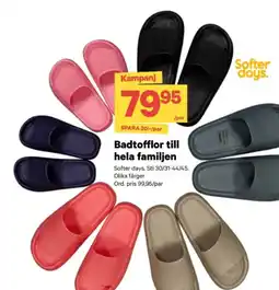SOFTER DAYS Badtofflor till hela familjen