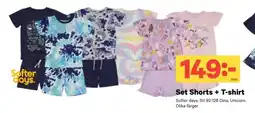City Gross SOFTER DAYS Set shorts + t-shirt erbjuda