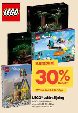 City Gross LEGO Utförsäljning erbjuda