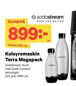 City Gross SODASTREAM Kolsyremaskin terra megapack erbjuda