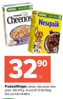 Coop Extra NESTLE Frukostflingor erbjuda