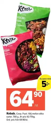 Coop Extra Kebab erbjuda