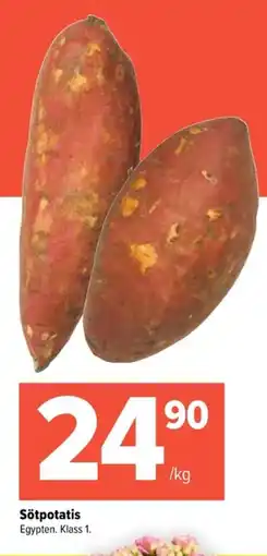 Coop Extra Sötpotatis erbjuda