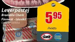 Extra Mjällby Stormarknad Leverpastej erbjuda