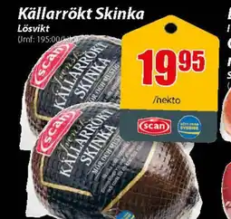 Extra Mjällby Stormarknad Källarrökt skinka erbjuda