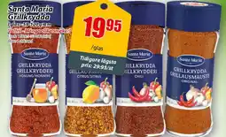Extra Mjällby Stormarknad SANTA MARIA Grillkrydda erbjuda