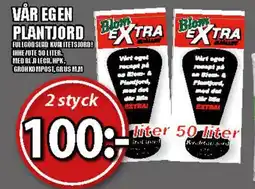 Extra Mjällby Stormarknad Vår egen plantjord erbjuda