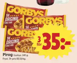 ICA Nära GORBYS Pirog erbjuda