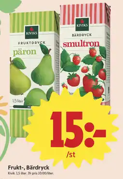 KIVIKS Frukt-, bärdryck