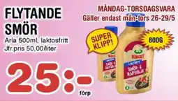 Nya Pulsen ARLA Flytande smör erbjuda
