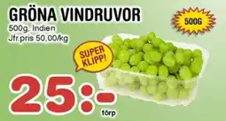 Nya Pulsen Gröna vindruvor erbjuda