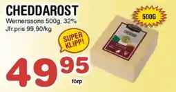 Nya Pulsen WERNERSSONS Cheddarost erbjuda