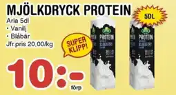 Nya Pulsen ARLA Mjölkdryck protein erbjuda