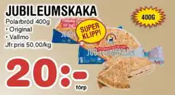 Nya Pulsen Jubileumskaka erbjuda