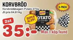 Nya Pulsen Korvbröd erbjuda