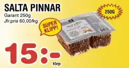 Nya Pulsen GARANT Salta pinnar erbjuda