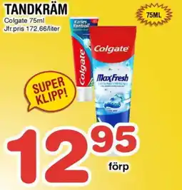 Nya Pulsen COLGATE Tandkräm erbjuda