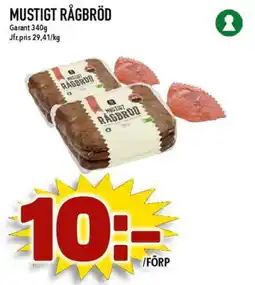Nya Pulsen GARANT Mustigt rågbröd erbjuda