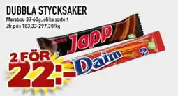 Nya Pulsen MARABOU Dubbla stycksaker erbjuda