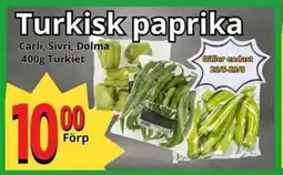 Turkisk paprika