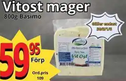 Supergrossen BASIMO Vitost mager erbjuda