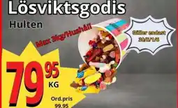 Supergrossen Lösviktsgodis erbjuda