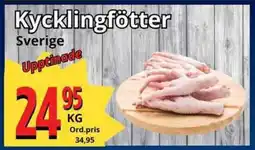 Supergrossen Kycklingfötter erbjuda