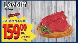 Supergrossen Lövbiff erbjuda