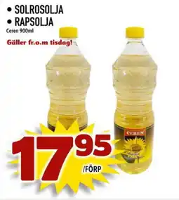 CEREN Solrosolja • rapsolja