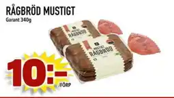Din Mat GARANT Rågbröd mustigt erbjuda