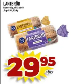 Din Mat FAZER Lantbröd erbjuda