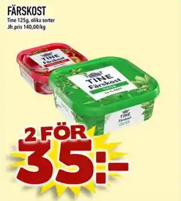 Din Mat TINE Färskost erbjuda