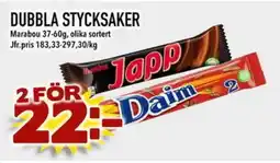 Din Mat MARABOU Dubbla stycksaker erbjuda