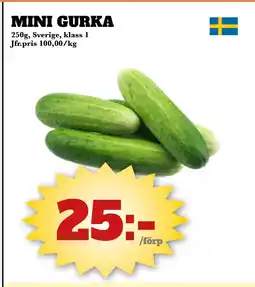 Bonum Matmarknad Mini gurka erbjuda