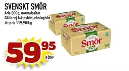 Bonum Matmarknad ARLA Svenskt smör erbjuda