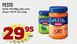 Bonum Matmarknad BARILLA Pesto erbjuda