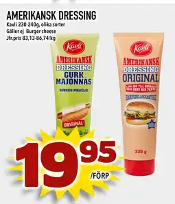 Bonum Matmarknad KAVLI Amerikansk dressing erbjuda
