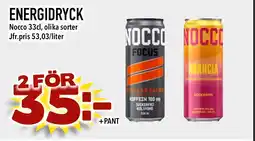 NOCCO Energidryck