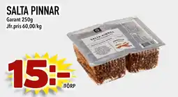 Bonum Matmarknad GARANT Salta pinnar erbjuda