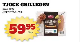 Bonum Matmarknad SCAN Tjock grillkorv erbjuda