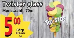 MONSTAAHH Twister glass