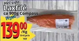 Supergrossen COMPASS Laxfilé erbjuda