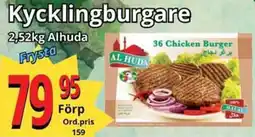 Supergrossen ALHUDA Kycklingburgare erbjuda