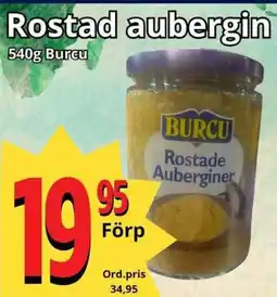 Supergrossen BURCU Rostad aubergin erbjuda